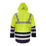 SP Energy Wetterschutzparka warngelb marine mit Kapuze