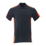 Artikel 1365 Polo Shirt orange schwarz M vs final 5329